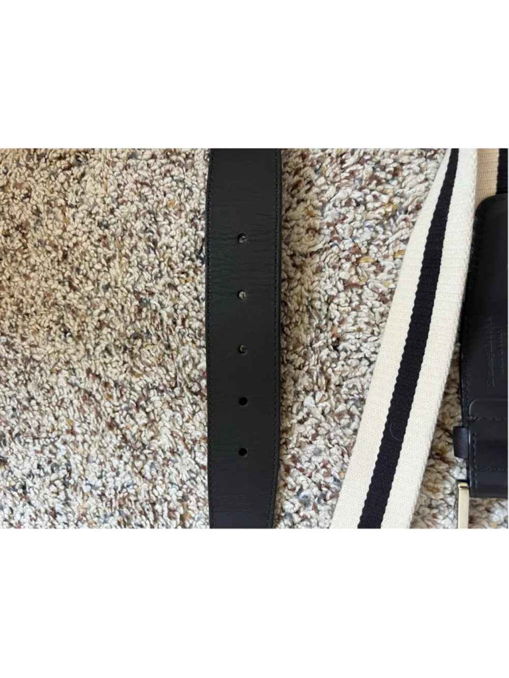 Men's Ermenegildo Zegna Belt One Size Brown and Cream Luxury New!